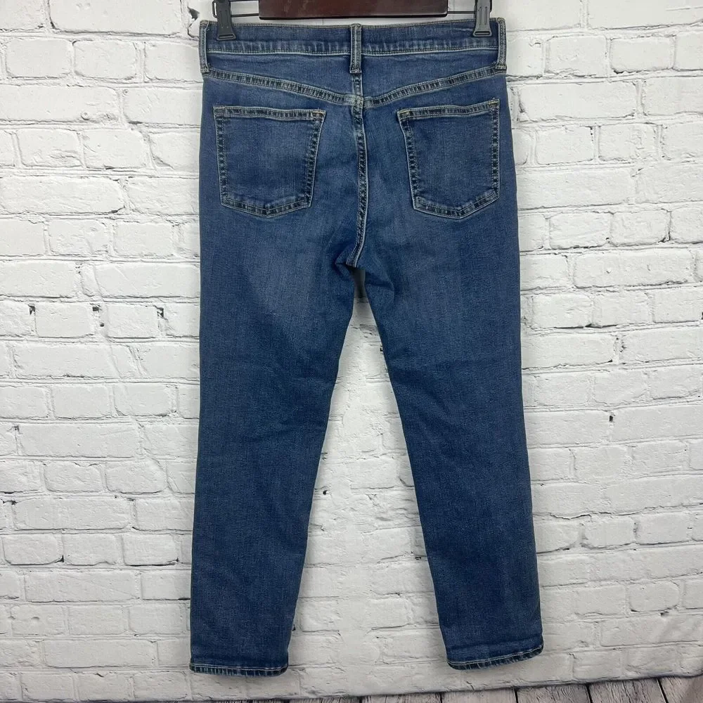 Old Navy Karate Slim 360 Stretch Jeans Boys Size 12 Plus Adjustable Medium Wash‎